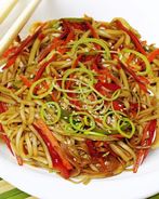 Лапша вок с овощами под соусом Терияки