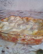 Лазанья болоньезе с соусом бешамель