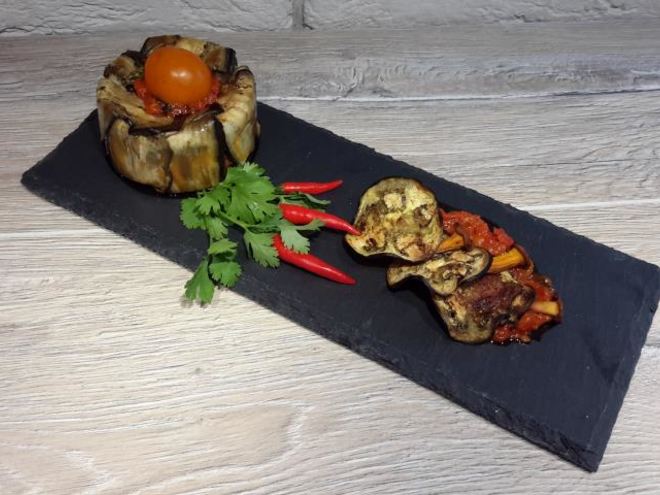 Рецепт лазаний из баклажанов с сыром моцарелла и грибами лисичками