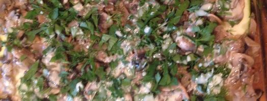 лазанья из кабачков с грибами. Шаг 13