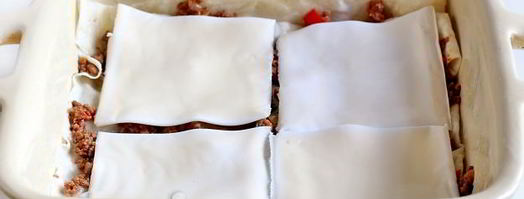 лазанья из лаваша с фаршем и сметанным соусом. Шаг 14