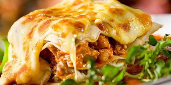 Лазанья из лаваша с фаршем