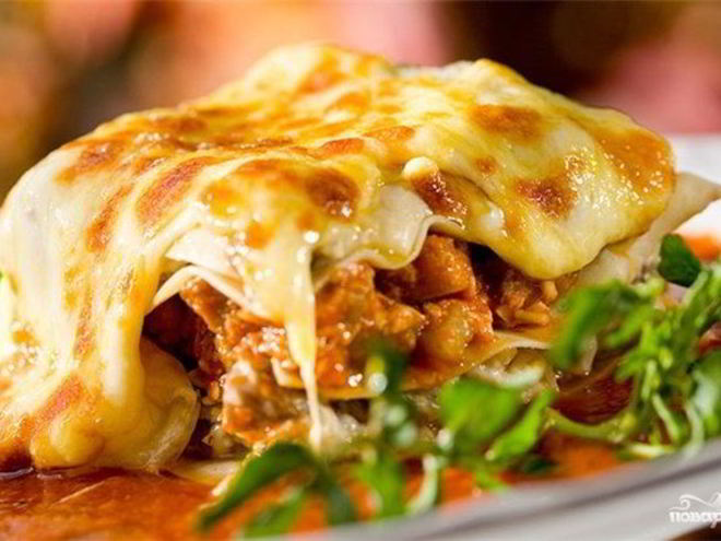 Рецепт лазаний из лаваша с фаршем