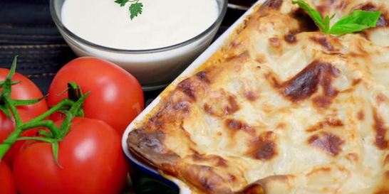 Лазанья классическая с соусом бешамель