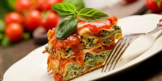 Лазанья низкокалорийная