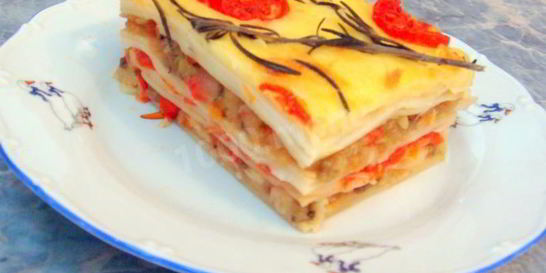 Лазанья овощная