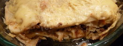 лазанья с фаршем и грибами. Шаг 8