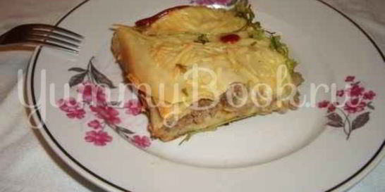 Лазанья с фаршем и соусом Бешамель