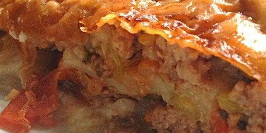 Лазанья с фаршем в мультиварке
