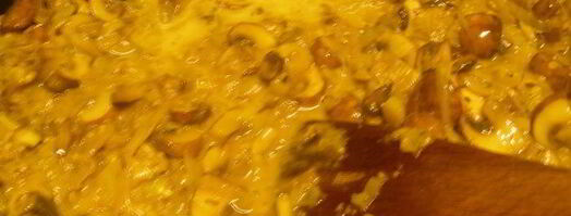 лазанья с грибами, луком-пореем и сыром чеддер. Шаг 9