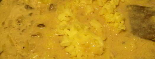 лазанья с грибами, луком-пореем и сыром чеддер. Шаг 10