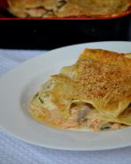 Лазанья с морепродуктами