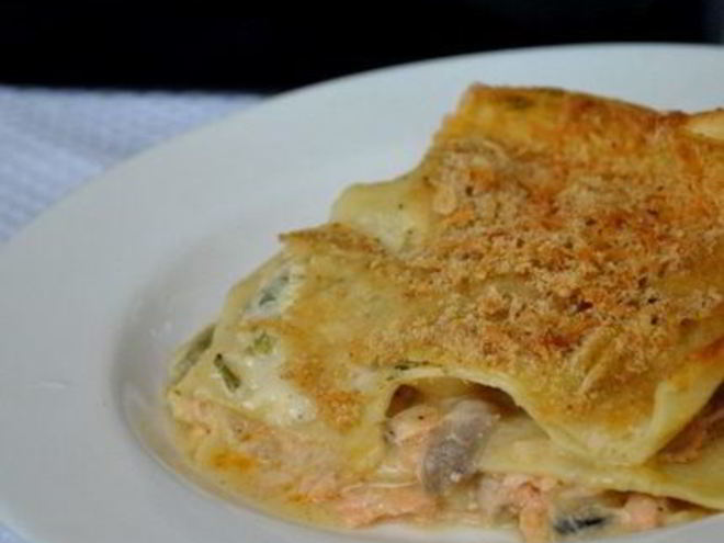 Рецепт лазаний с морепродуктами