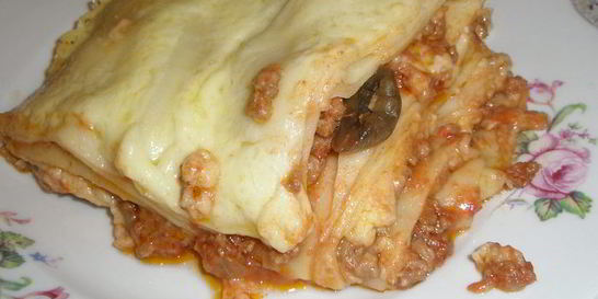 Лазанья с мясом Нежность