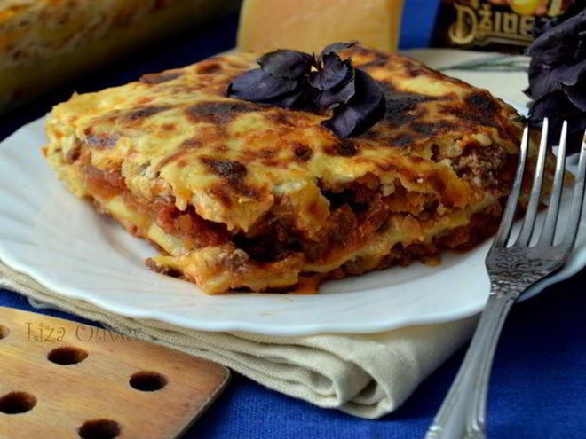 Рецепт лазаний с телятиной и сыром джюгас