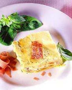 Лазанья с ветчиной