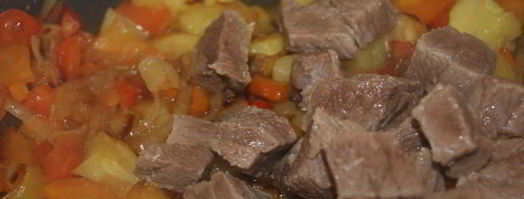 лазанья-суп с говядиной и овощами. Шаг 4