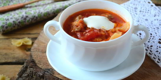 Лазанья-суп