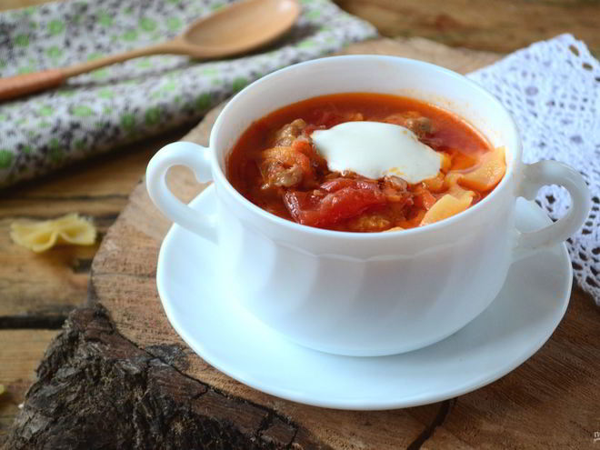 Рецепт лазаний-супа