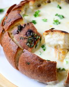 Лазанья в Цветущем хлебе