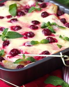 Ягодно-творожная лазанья