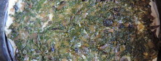 зеленая лазанья на лаваше. Шаг 5