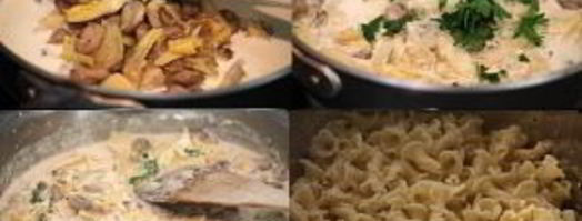 грибная паста. Шаг 3