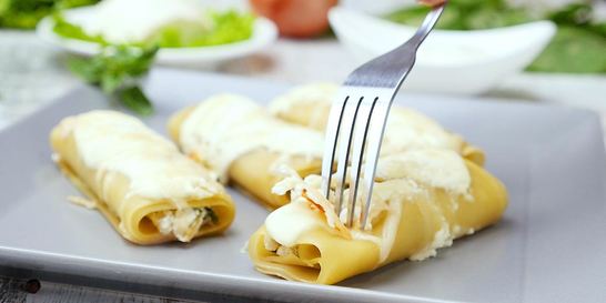 Каннеллони из листов для лазаньи