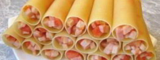 каннеллони с беконом под томатным соусом. Шаг 4