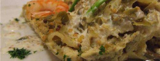 каннеллони с грибами и креветками под пикантным соусом. Шаг 38