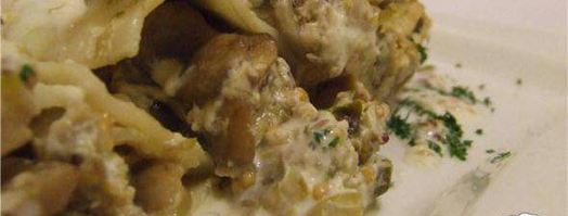 каннеллони с грибами и креветками под пикантным соусом. Шаг 39