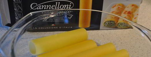 каннеллони с креветками и шпинатом. Шаг 4