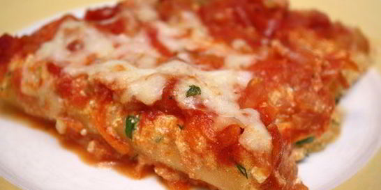 Каннеллони с морковной начинкой