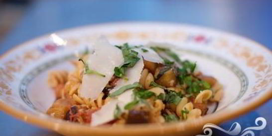 Макароны с баклажанами