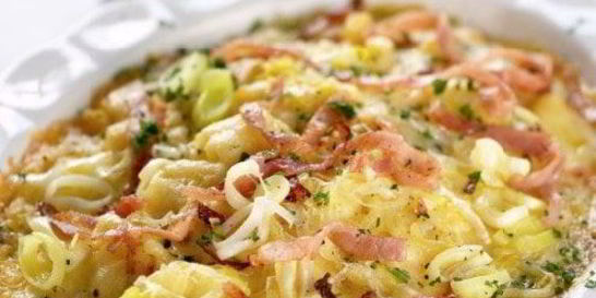 Макароны с горчицей и сыром