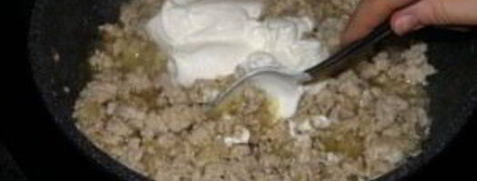 макароны с куриным фаршем. Шаг 4