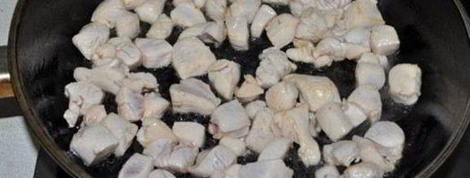 макароны с курицей в сливочно-грибном соусе. Шаг 4