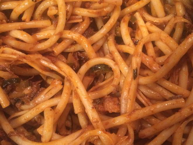 Рецепт макарон с тушенкой