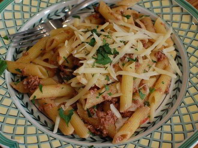 Рецепт пасты болоньезе с красным вином