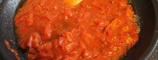 паста фетучини с креветками и томатами. Шаг 5