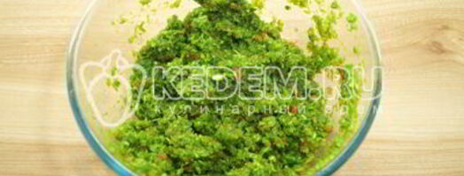 паста из чесночных стрелок. Шаг 5