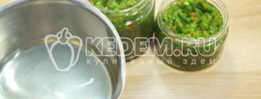 паста из чесночных стрелок. Шаг 7