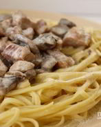 Паста из свинины со сливками