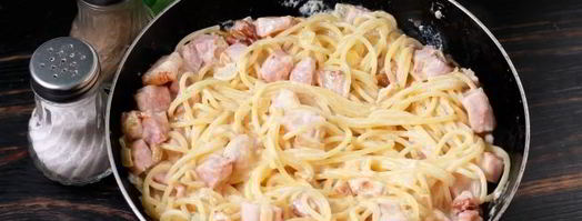 паста карбонара без яиц. Шаг 10