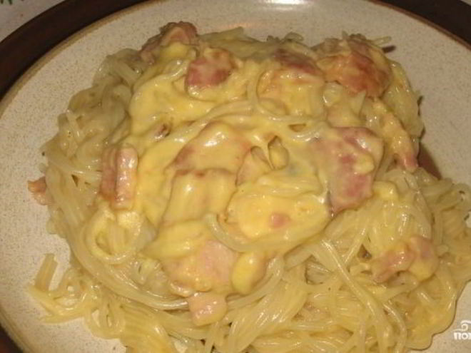 Рецепт пасты карбонара со сливками