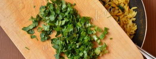 паста орзо со шпинатом. Шаг 7