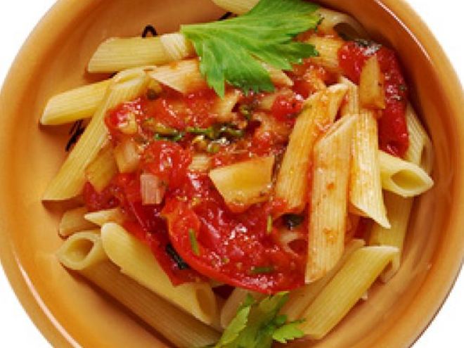 Рецепт пасты пенне с соусом маринара