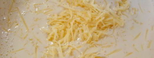 паста с кабачками и ветчиной в сырном соусе. Шаг 4