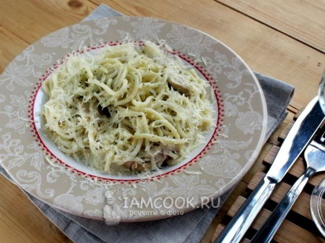 Рецепт пасты с курицей и соусом песто