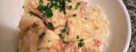 паста с курицей в сливочном соусе. Шаг 4